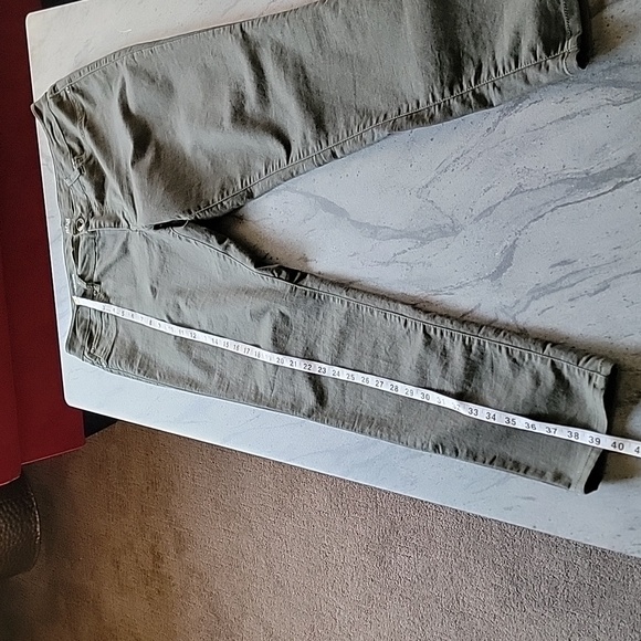 a.n.a JEGGINGS Dark Olive Green size 32/14 - Picture 4 of 10